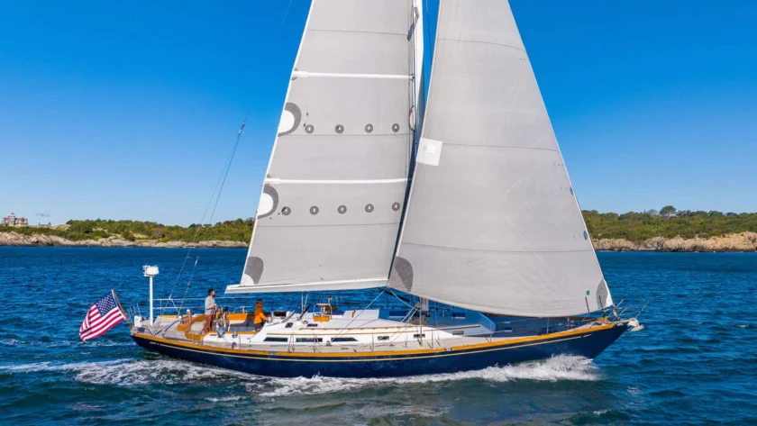 1998 Custom Alden 63 sailboat.
