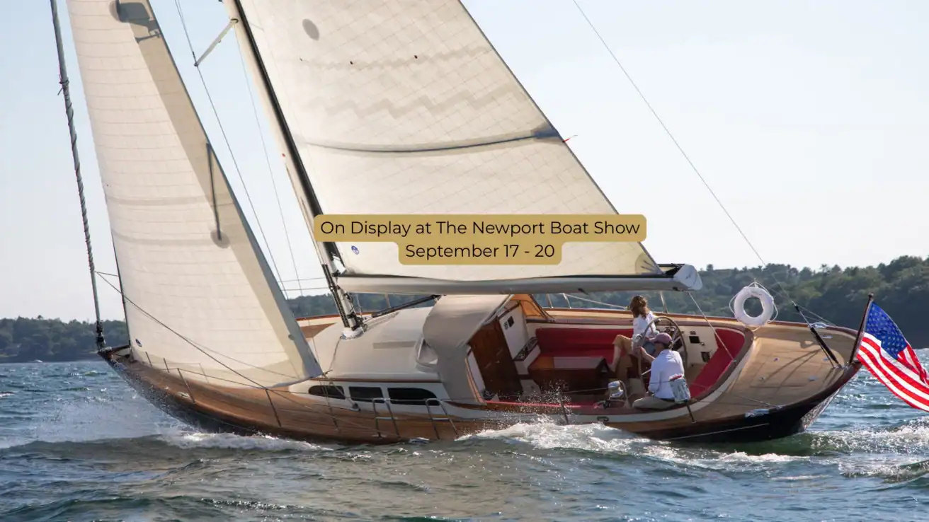 2024 Artisan Boatworks Stephens Waring 39, port side view sailing.