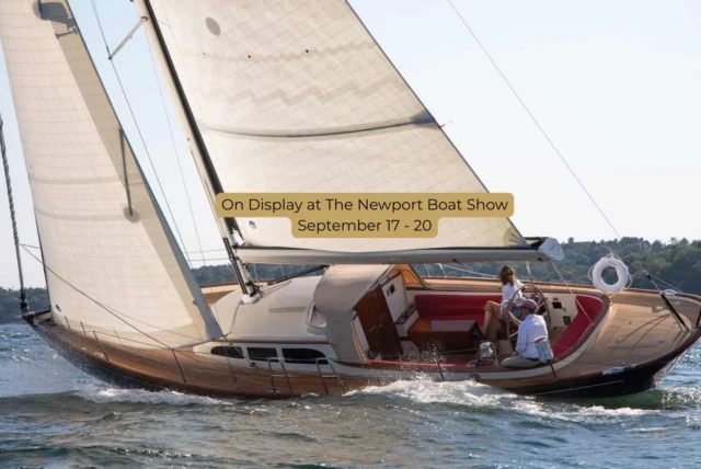 2024 Artisan Boatworks Stephens Waring 39, port side view sailing.