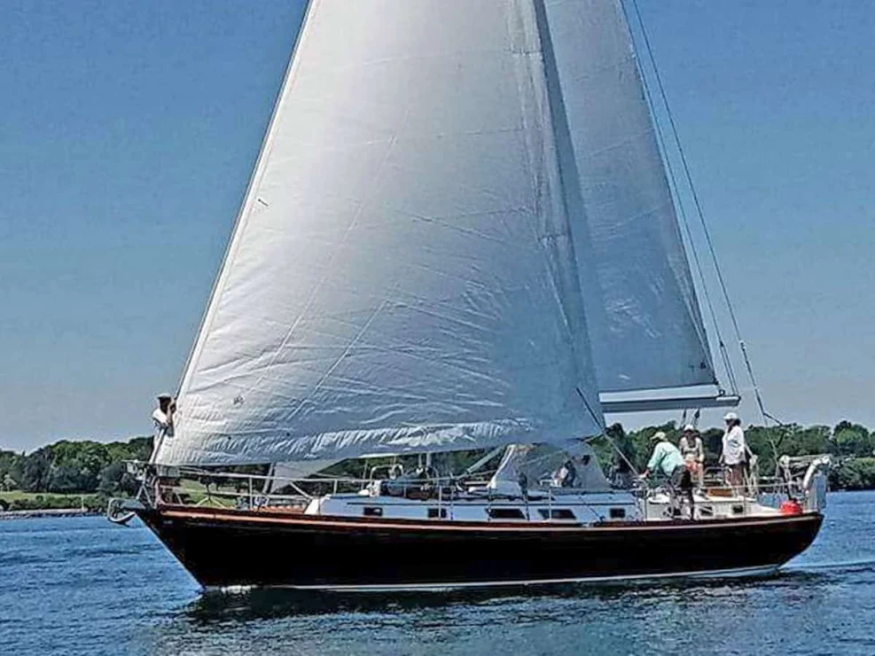 Bristol 47.7 North Star Sailing Light Air.