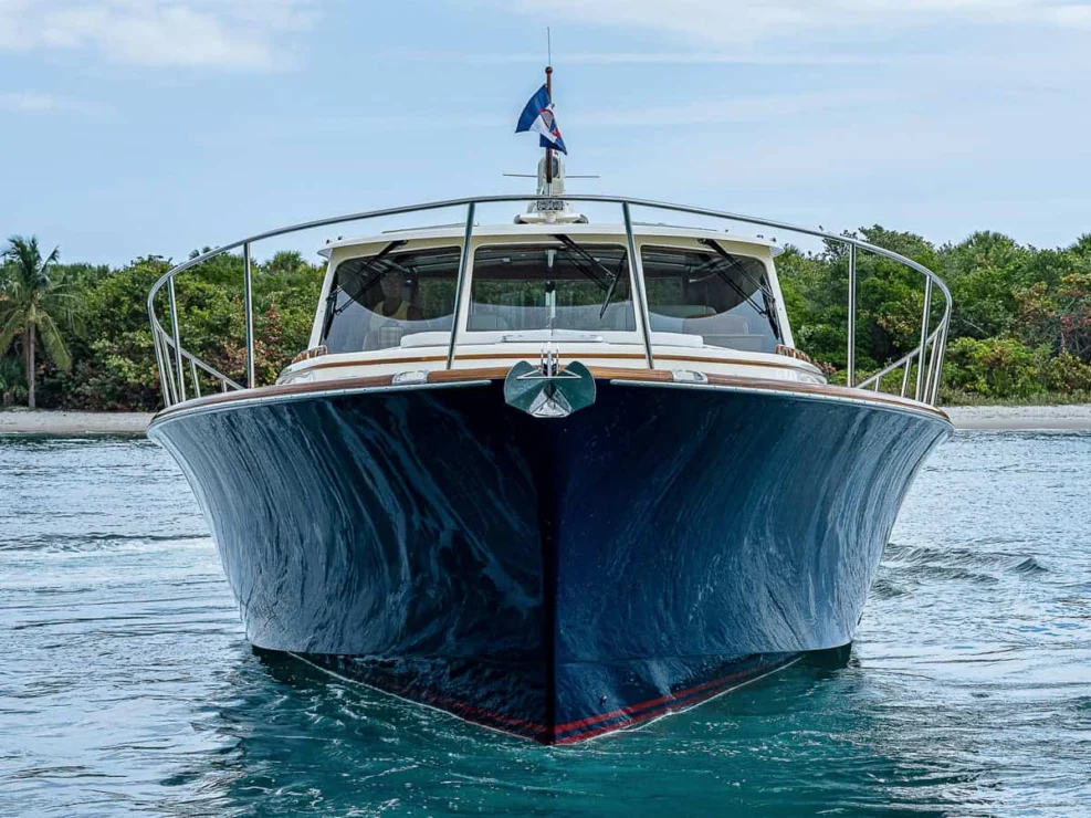 Wellington Yacht Partners – 2018 Hinckley Talaria 55 MKII for sale – Bow view.