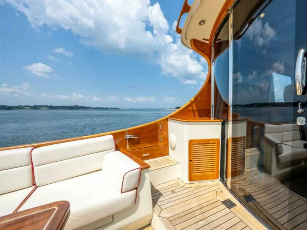 2012 Hinckley Talaria 48 "Concerto In Sea" amenity fridge.