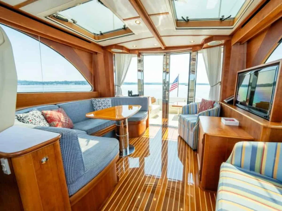 2012 Hinckley Talaria 48 "Concerto In Sea" salon.