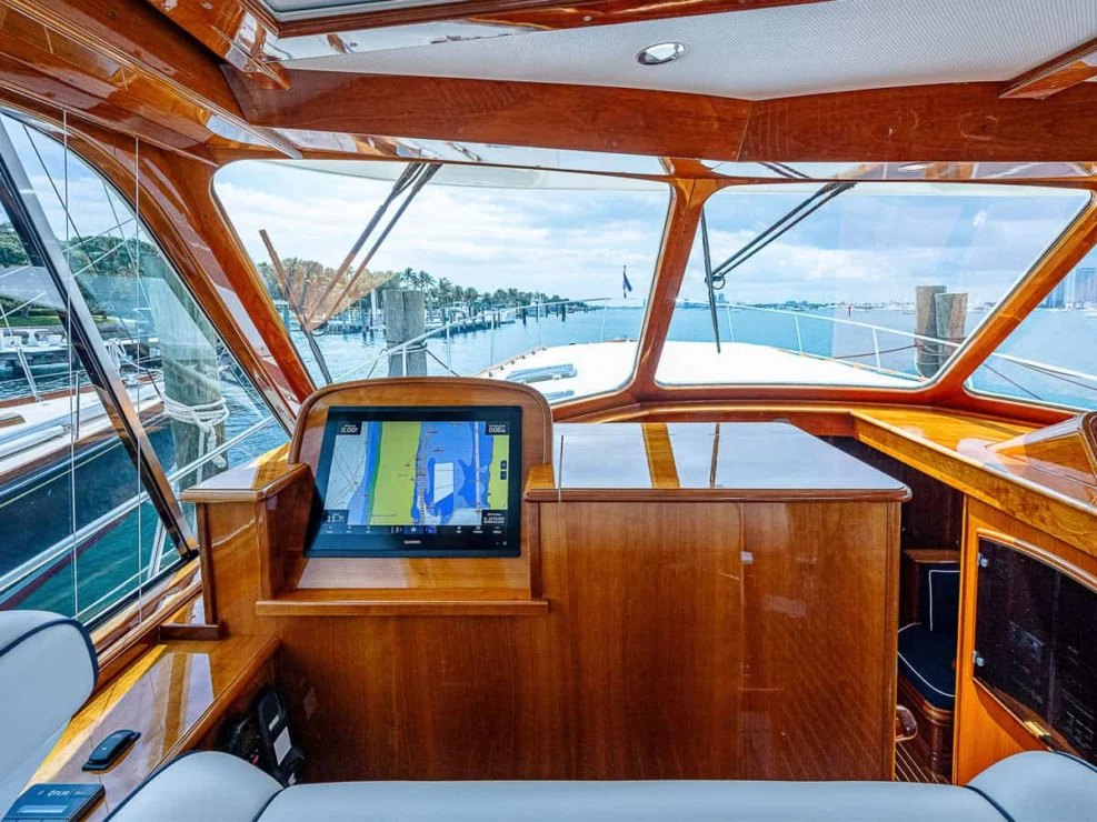 Wellington Yacht Partners – 2018 Hinckley Talaria 55 MKII for sale – Nav station.