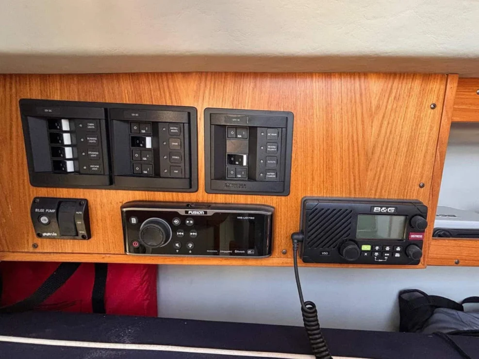 2016 Alerion Express 28, "Mavis", navigtation station detail.