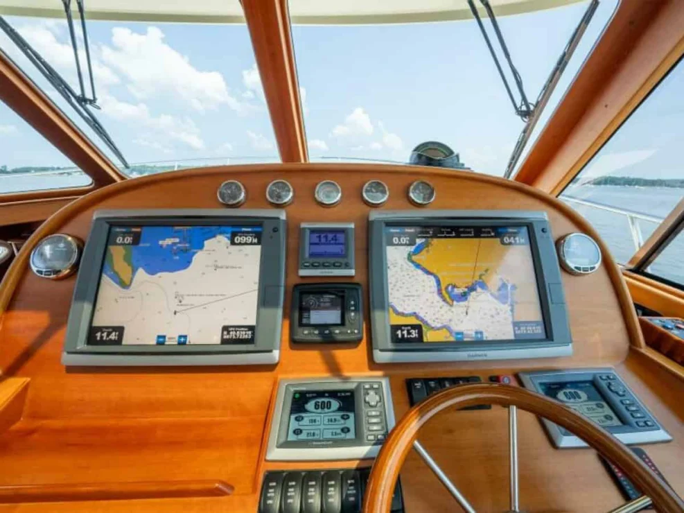 2012 Hinckley Talaria 48 "Concerto In Sea" garmin electronics.