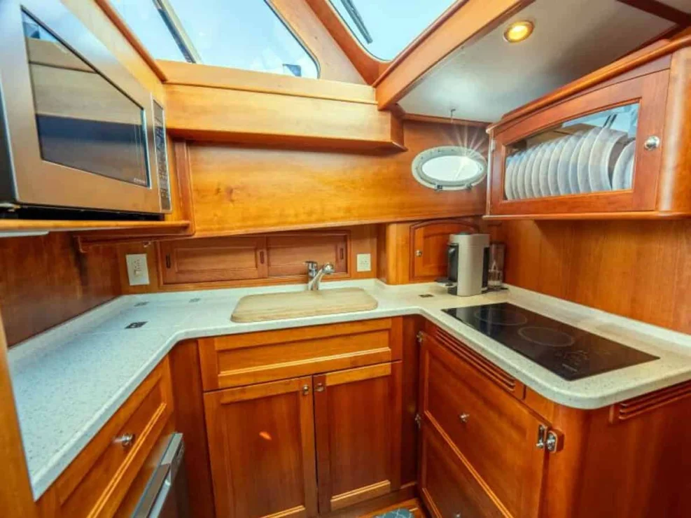 2012 Hinckley Talaria 48 "Concerto In Sea" galley.