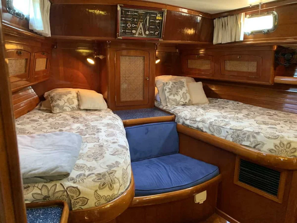 1987 Little Harbor 53 aft cabin.