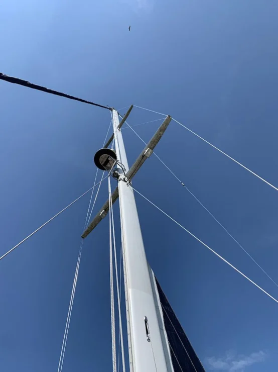 1987 Little Harbor 53 rigging.