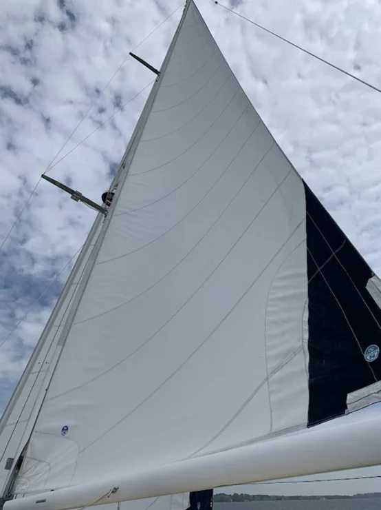1987 Little Harbor 53 mainsail.