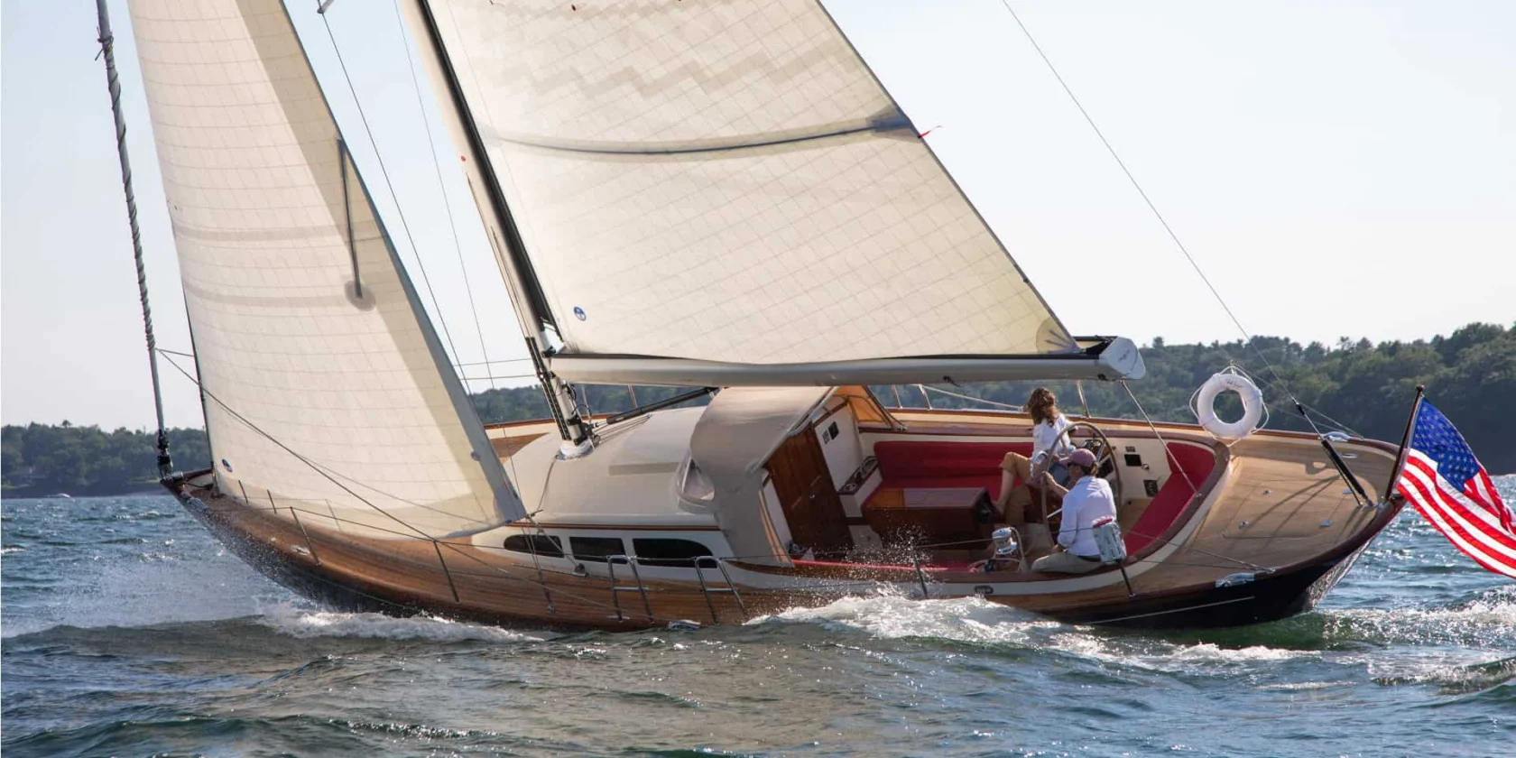 2024 Stephens Waring 39ft Custom Sloop sailing.