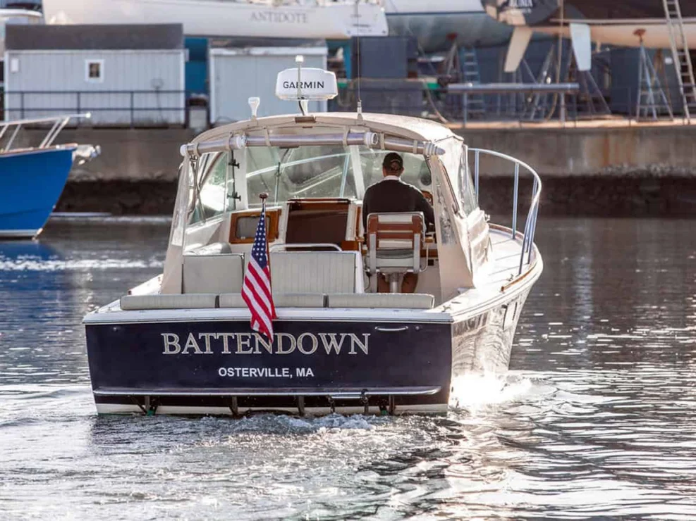 2007 Hunt Yachts Surfhunter 29 for sale - Transom View