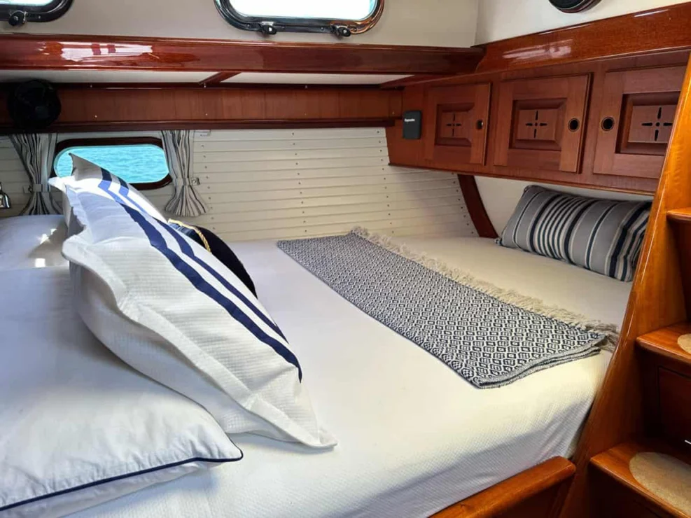 2001 Lyman Morse 63 for sale, owner's berth.