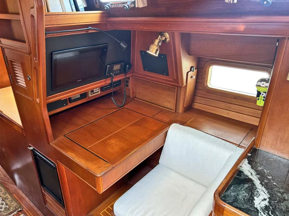 1994 Little Harbor 60 for sale - view of navigation station with desk