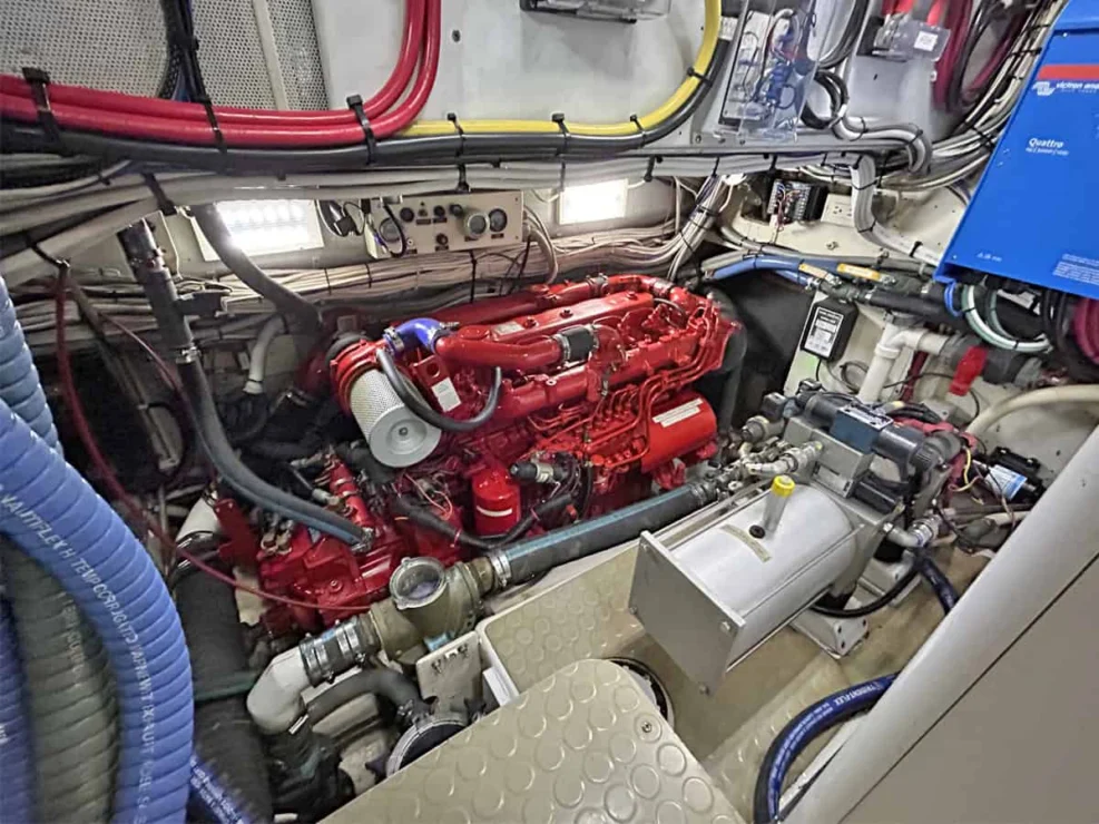 Lyman Morse 63 for sale, main engine.