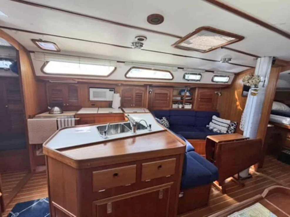 2002 Sabre 402, galley looking to port.