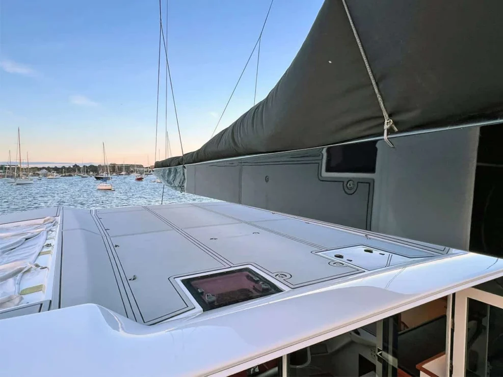 2014 Gunboat 60 for sale - roof deck.