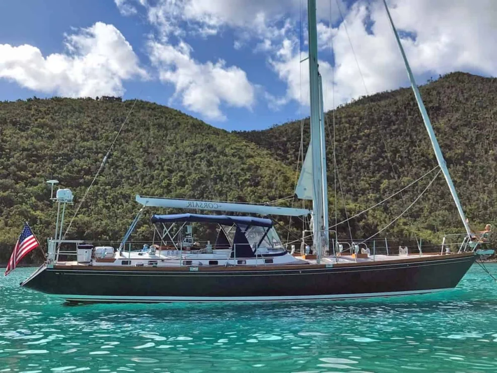 1994 Bristol Custom 57, starboard profile