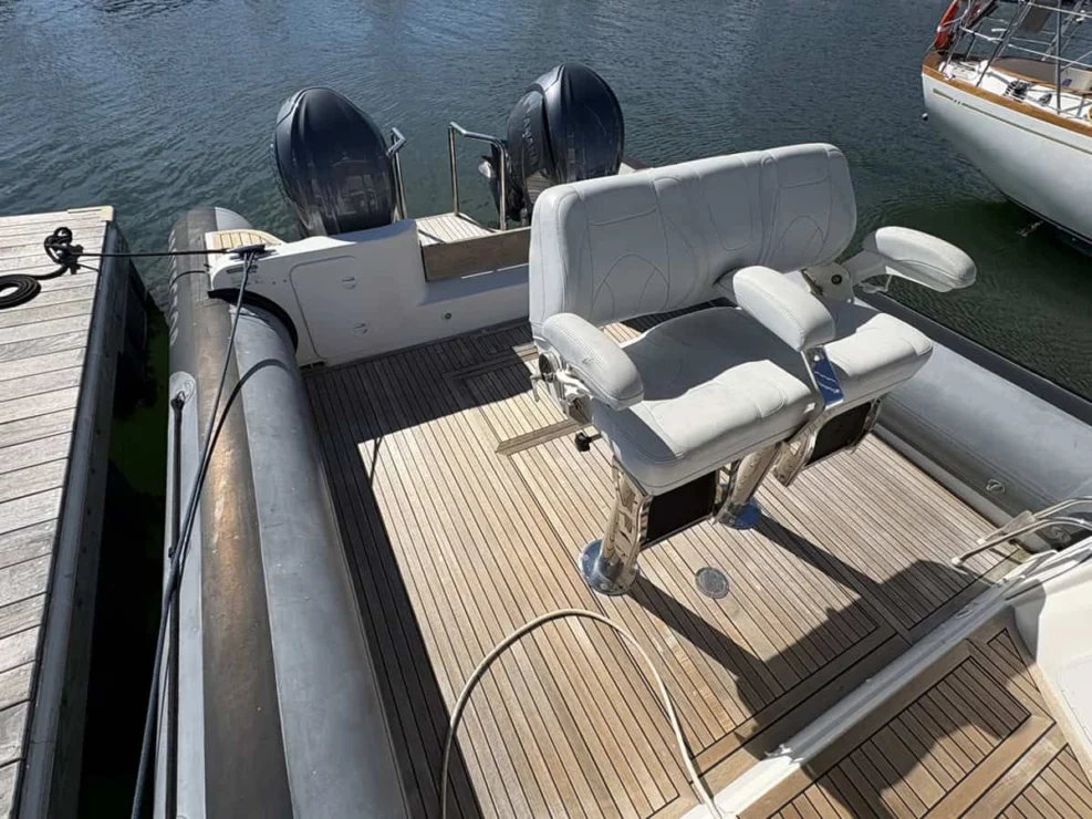 2011 Protector Tauranga 41 double seating in cockpit.