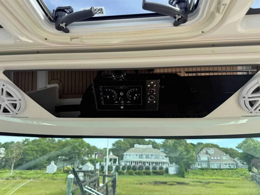 2022 Tiara 48LS overhead instruments.