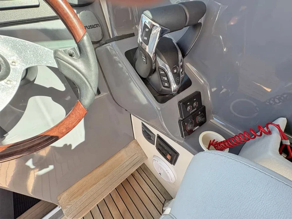 2011 Protector Tauranga 41 helm detail.