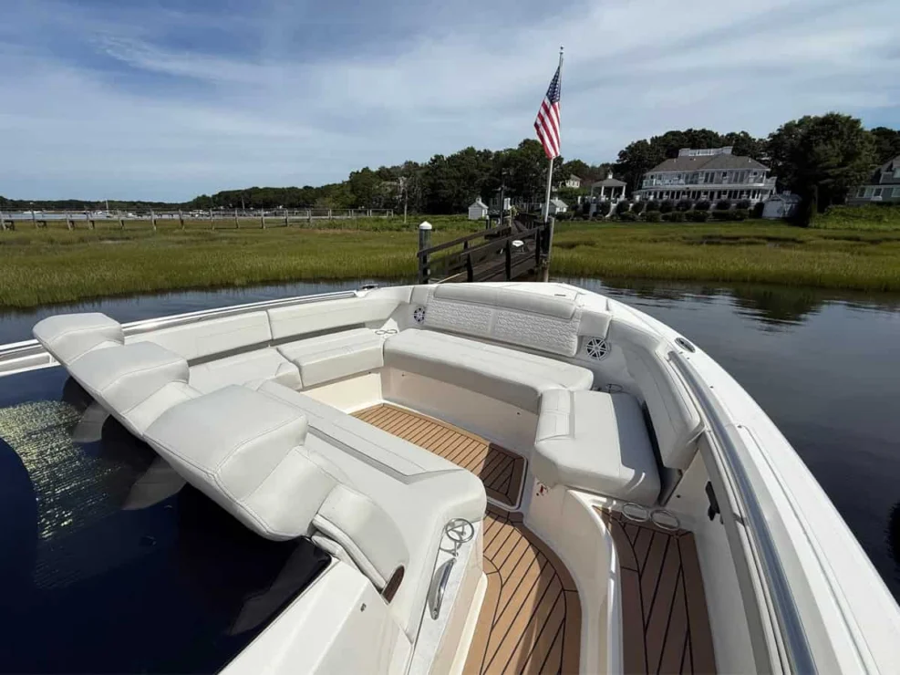 2022 Tiara 48LS, bow lounge.