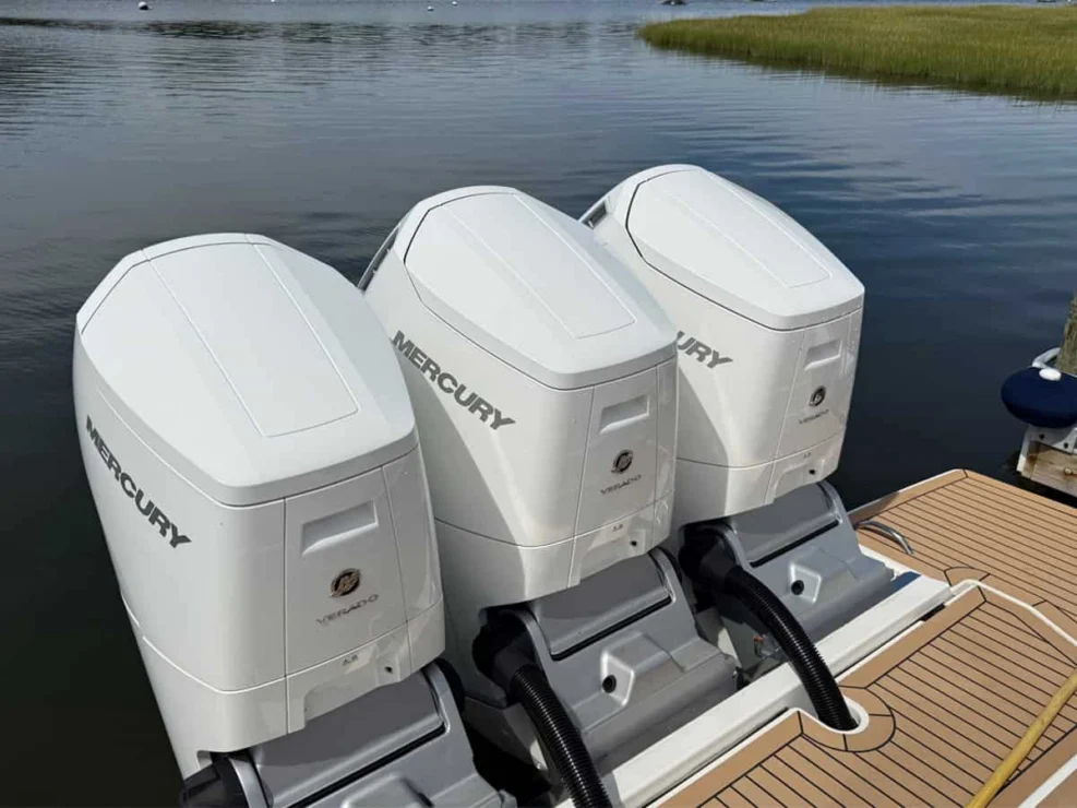 2022 Tiara 48LS, Mercury outboards.